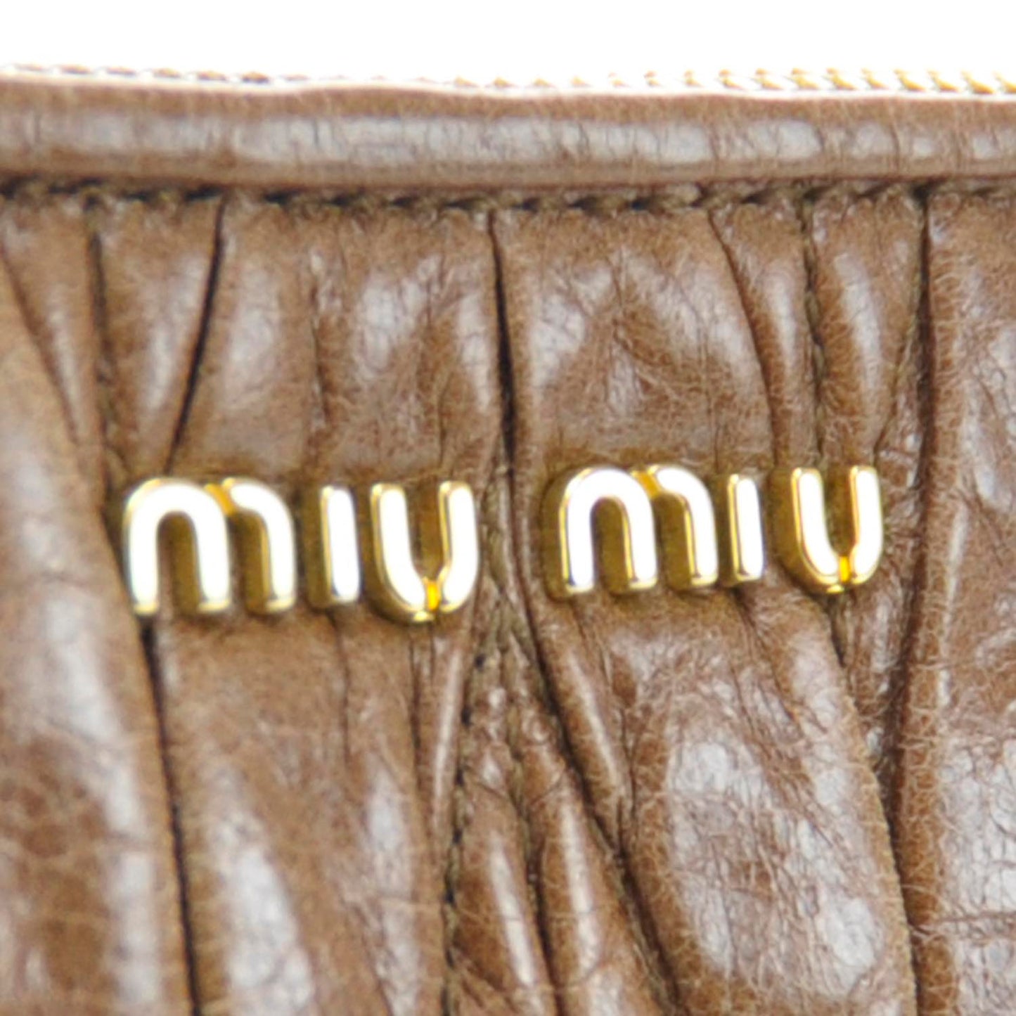 Leather Matelasse Lux Wristlet Clutch