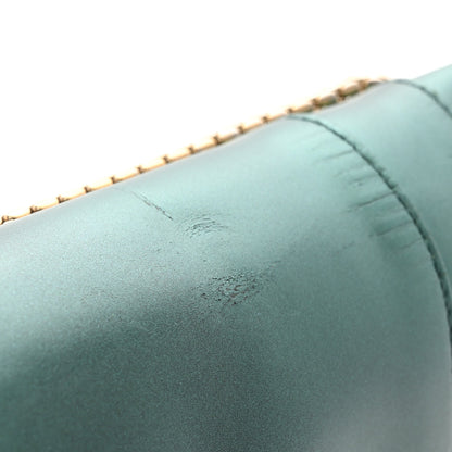 Bulgari Iridescent Calfskin Serpenti Forever Shoulder Bag Emerald Green 11 of 12