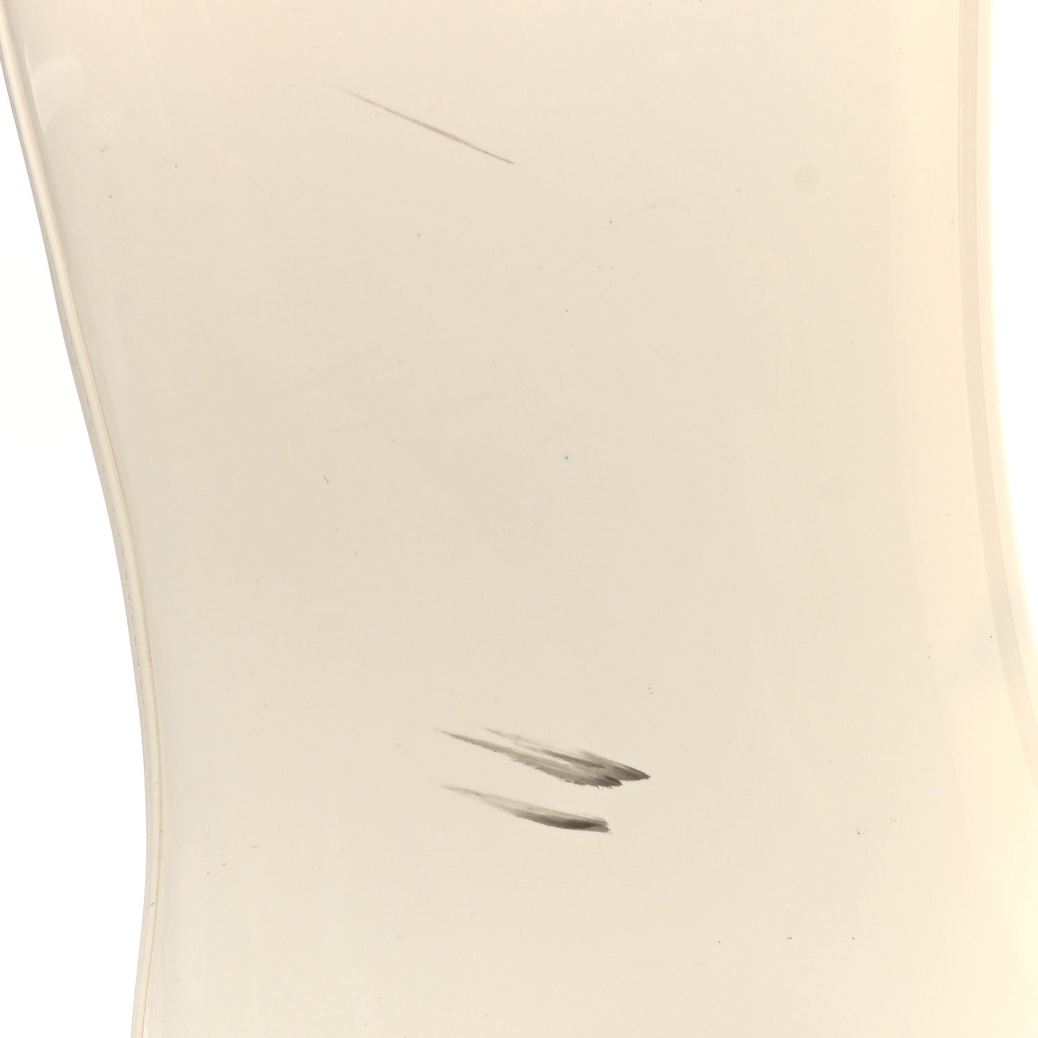 Chanel Rubber Rain Boots 36 Ivory Black 9 of 10
