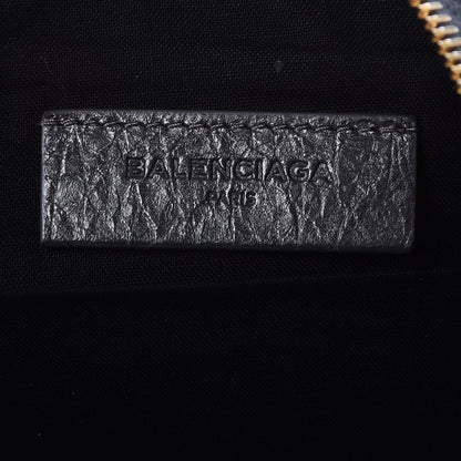 Balenciaga Agneau Giant 12 Gold Hardware Pouch Clutch Gris Fossile 6 of 7