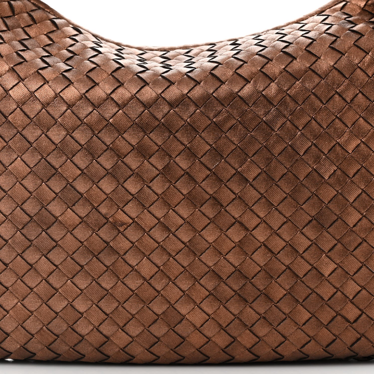 Bottega Veneta Metallic Nappa Intrecciato Medium Veneta Hobo Copper 8 of 10