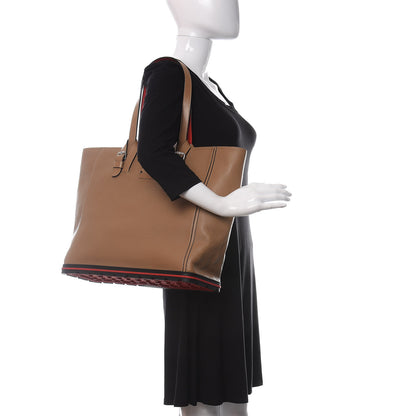 Christian Louboutin Grained Calfskin Kabiker Tote Nude 2 of 10