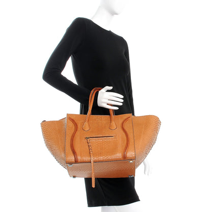 Celine Python Medium Phantom Luggage Light Copper 2 of 7
