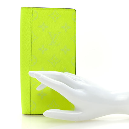 Louis Vuitton LOUIS VUITTON Taigarama Brazza Wallet NM Yellow 2 of 7
