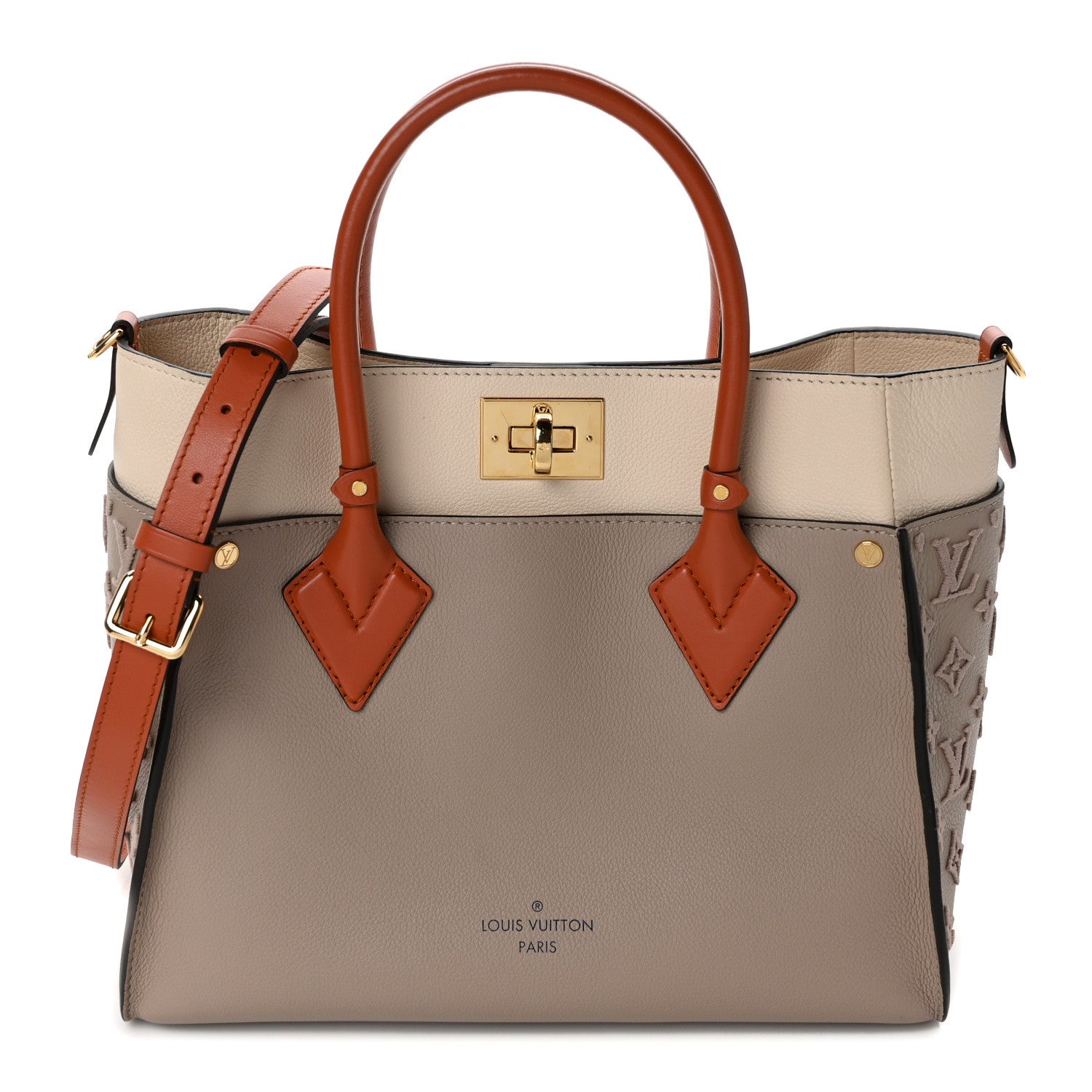 Louis Vuitton Calfskin Monogram Tufting On My Side Galet 1 of 10