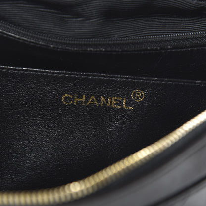 Chanel Lambskin Quilted Backpack Black 7 of 9