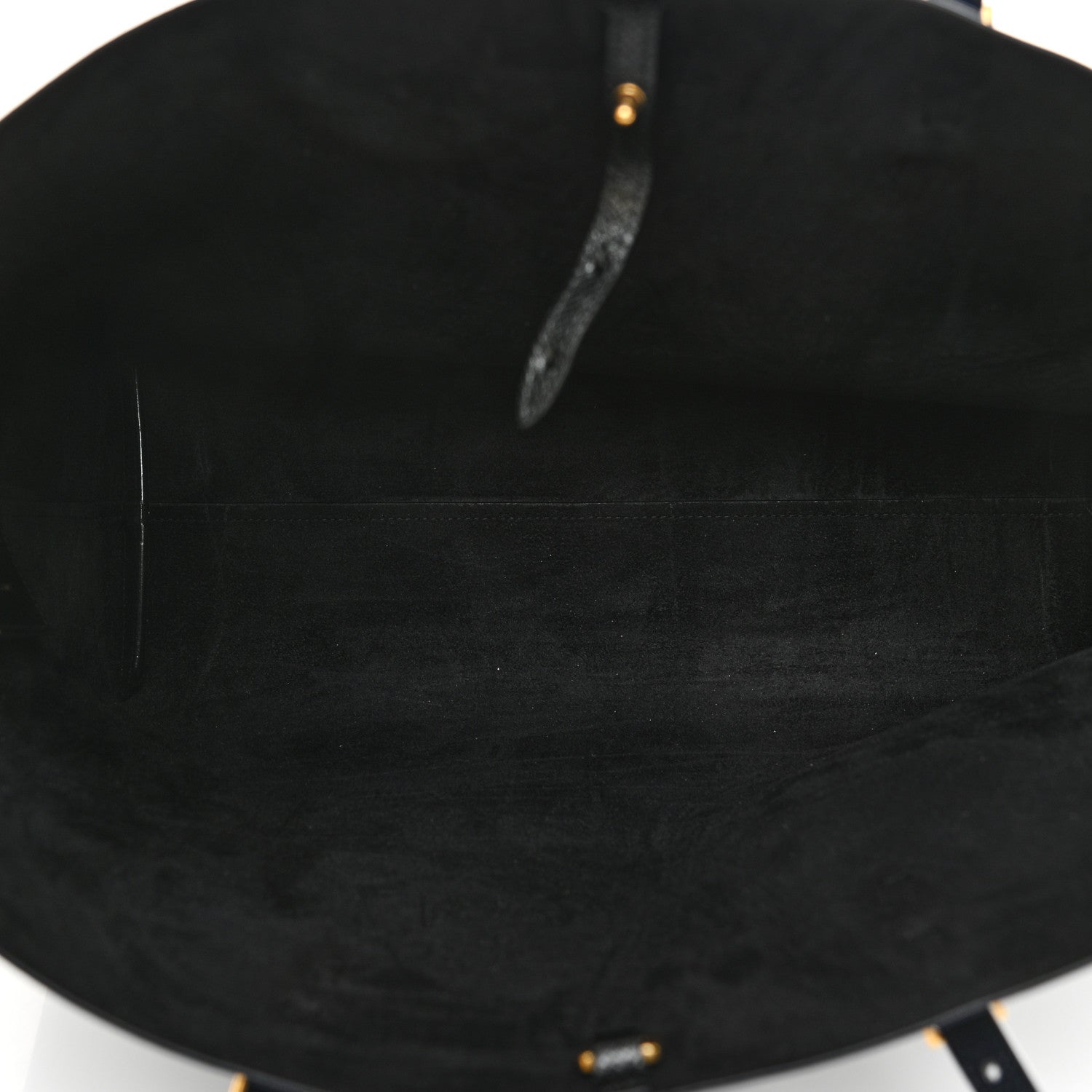 Saint Laurent Grained Calfskin Large Shopping Tote Navy 5 of 9