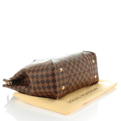 Louis Vuitton Damier Ebene Caissa Hobo Rose Ballerine 4 of 7