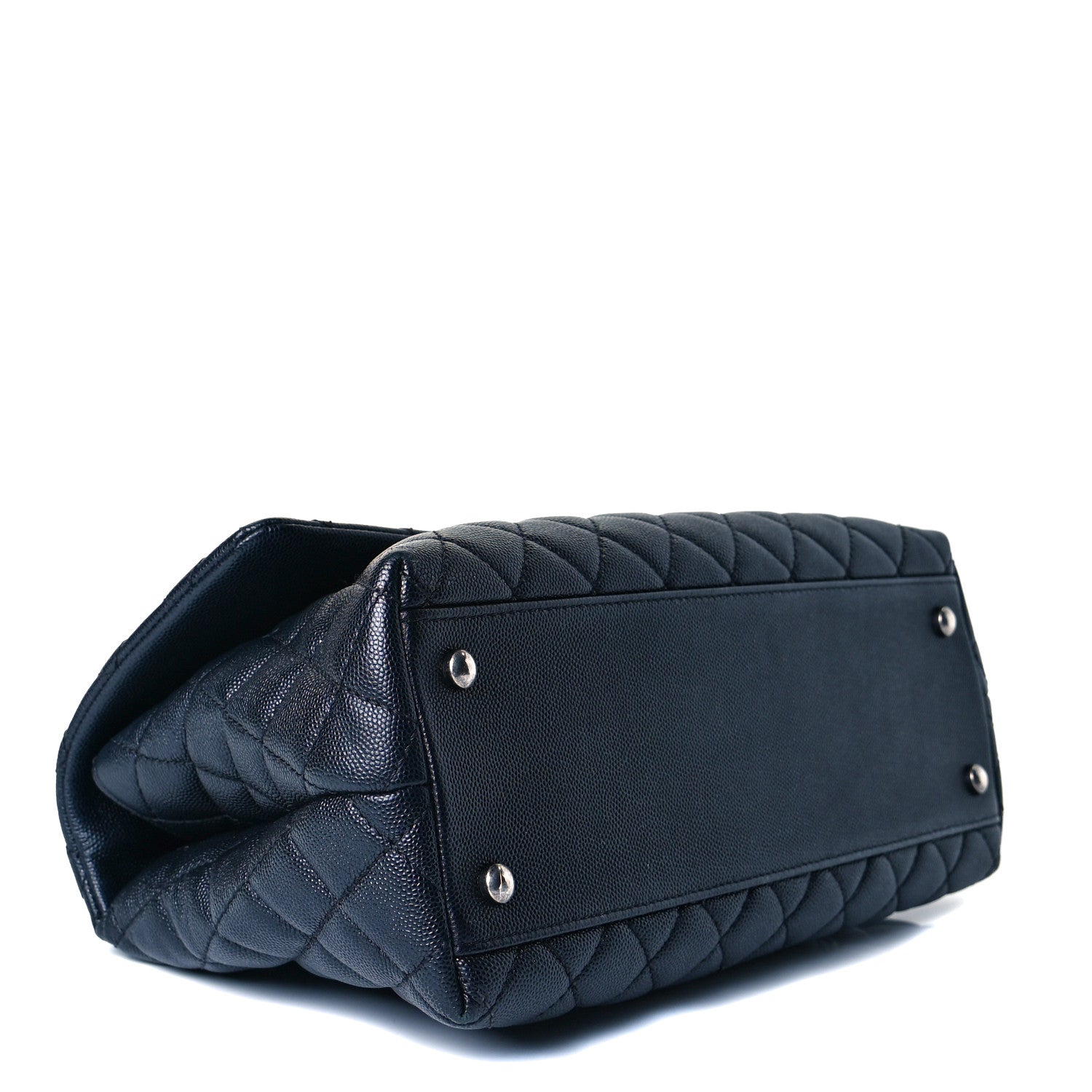 Chanel Caviar Quilted Small Coco Handle Flap Black 4 of 8