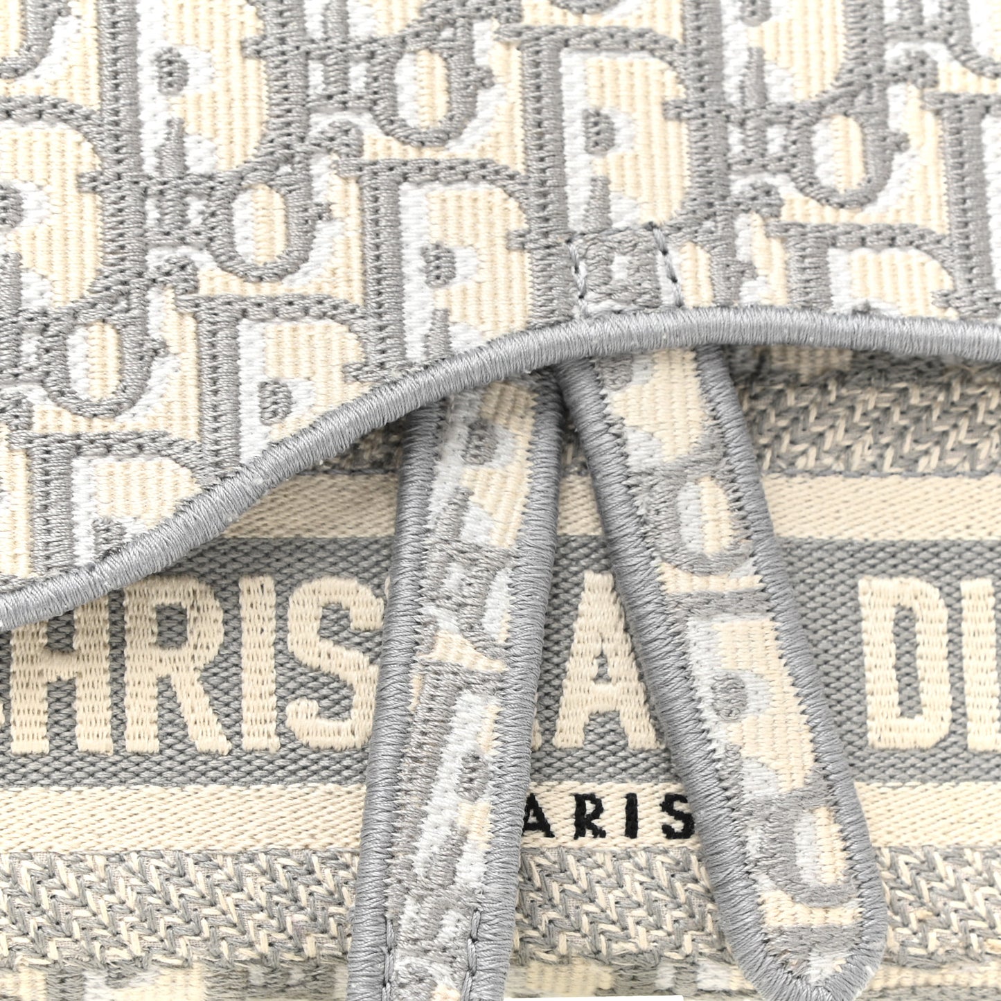 Oblique Slim Saddle Pouch Grey