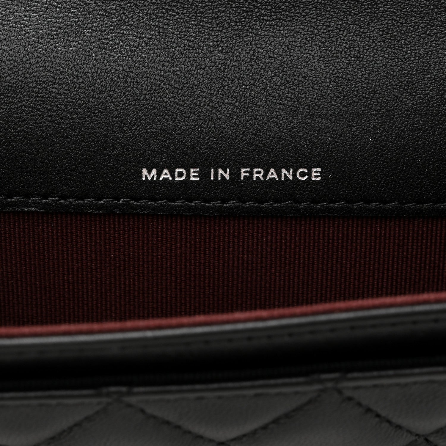 Chanel Lambskin Quilted Flap Card Holder Wallet Black 7 of 9