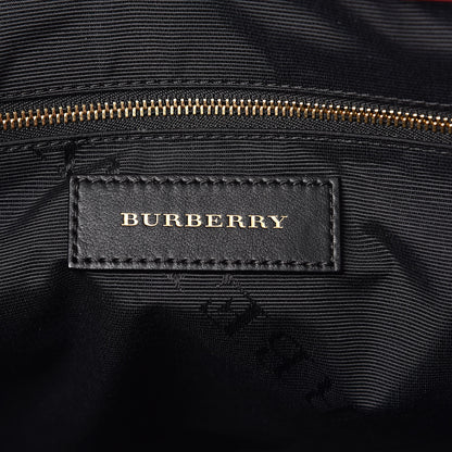 Burberry Heritage Grain Check Embossed Medium Dewsbury Tote Peony Rose 6 of 9