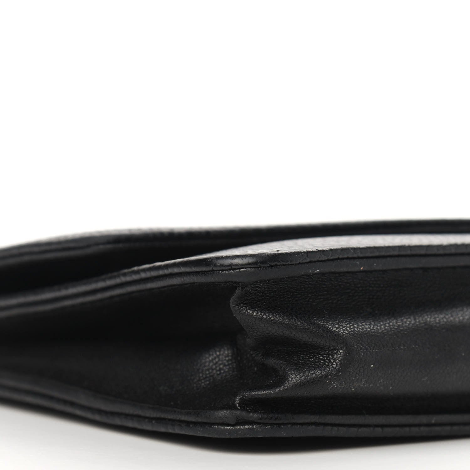 Chanel Caviar Timeless CC Wallet On Chain WOC Black 9 of 14