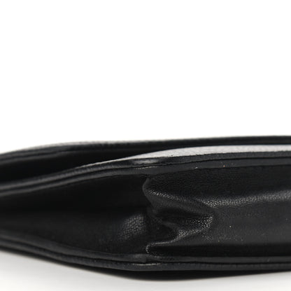 Chanel Caviar Timeless CC Wallet On Chain WOC Black 9 of 14