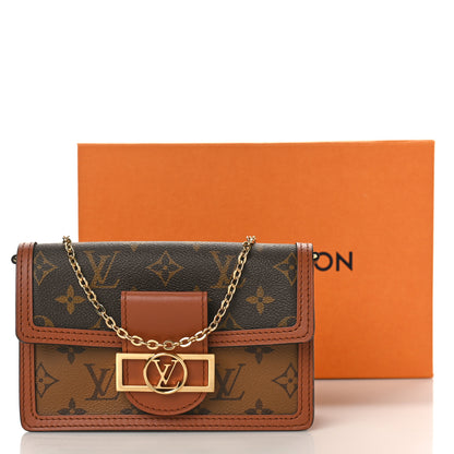 Louis Vuitton Reverse Monogram Dauphine Chain Wallet 9 of 9
