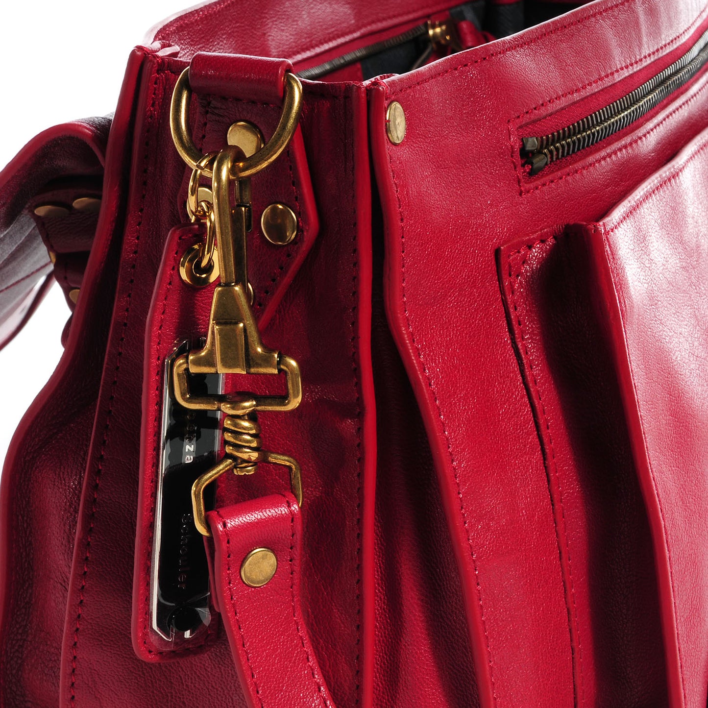 Lambskin PS1 Medium Satchel Chianti