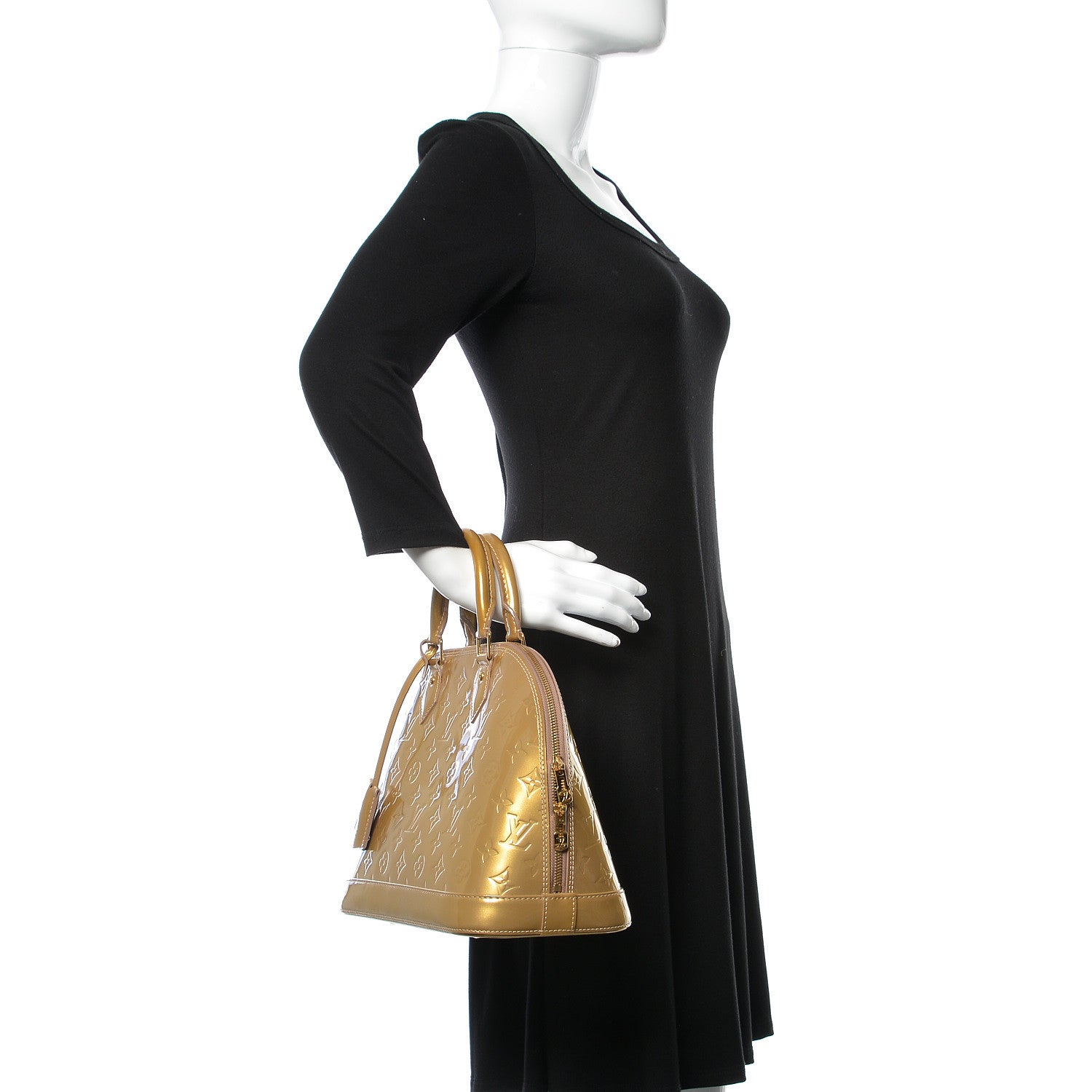 Louis Vuitton Vernis Alma PM Beige Poudre 2 of 10