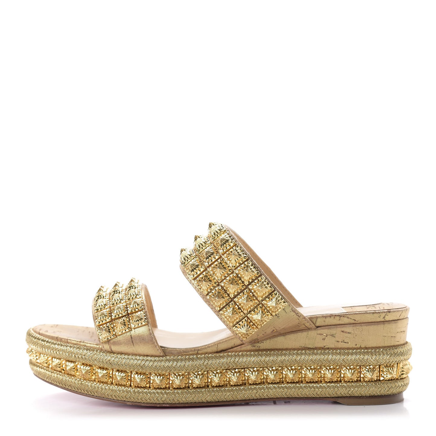 Liege Pepite 60 Platform Sandals 37 Version Gold