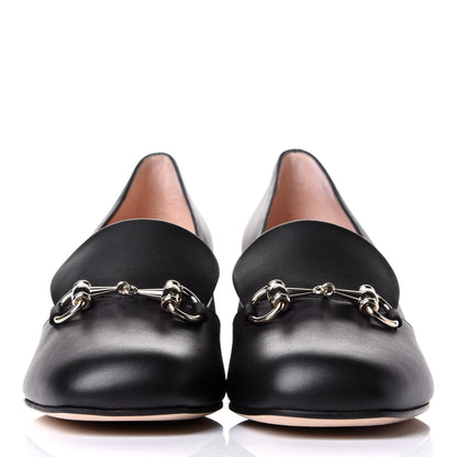 Gucci Calfskin Horsebit Loafers 38.5 Black 2 of 10