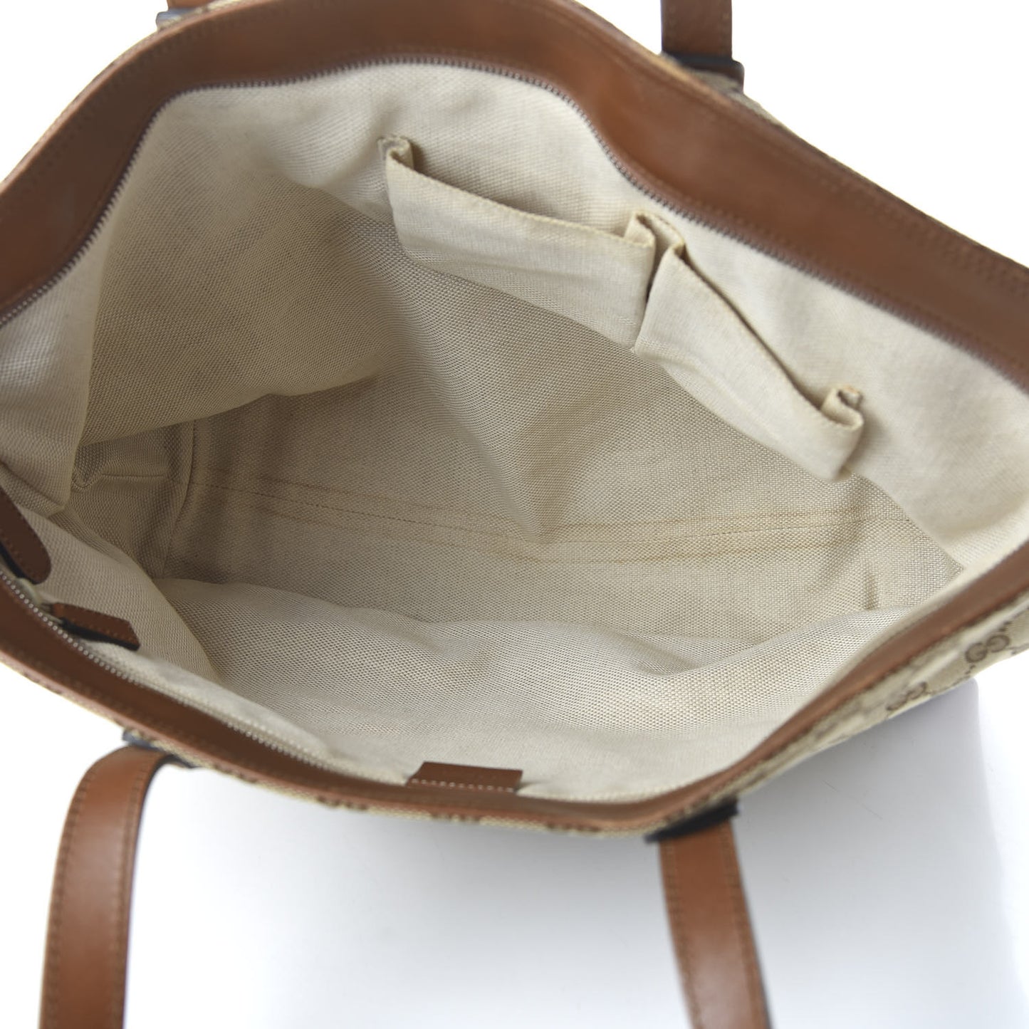 Monogram Large Original Tote Tan