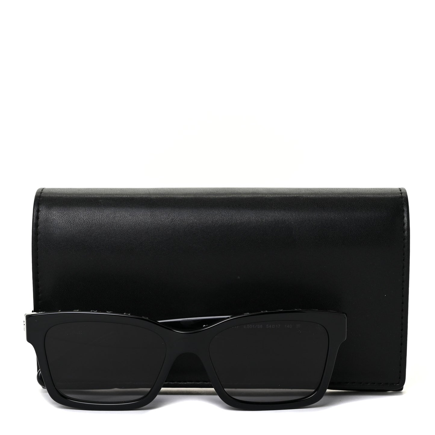 Acetate Polarized Square Sunglasses 5417 Black