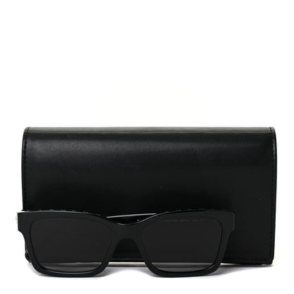 Chanel Acetate Polarized Square Sunglasses 5417 Black 7 of 7