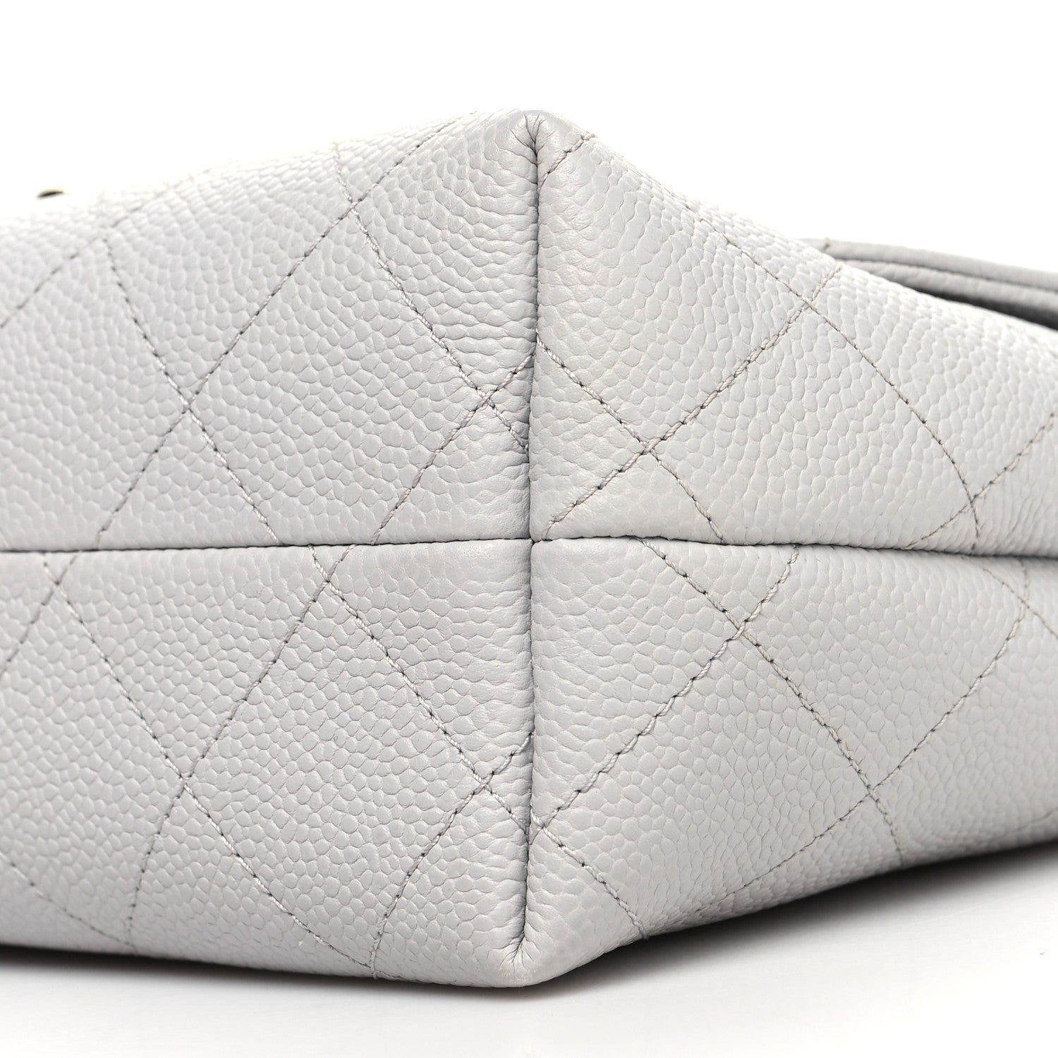 Chanel Caviar Quilted City Walk Flap Light Grey 10 of 10