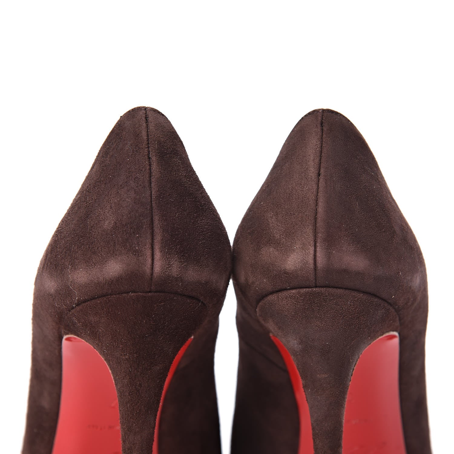 Christian Louboutin Suede Fifi 100 Pumps 37 Coffee 5 of 11