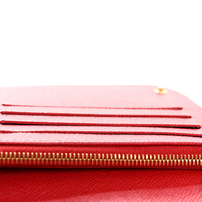 Louis Vuitton Monogram Calfskin Kimono Wallet Cherry 9 of 12