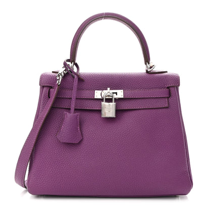 Hermes Togo Kelly Retourne 25 Anemone 1 of 11