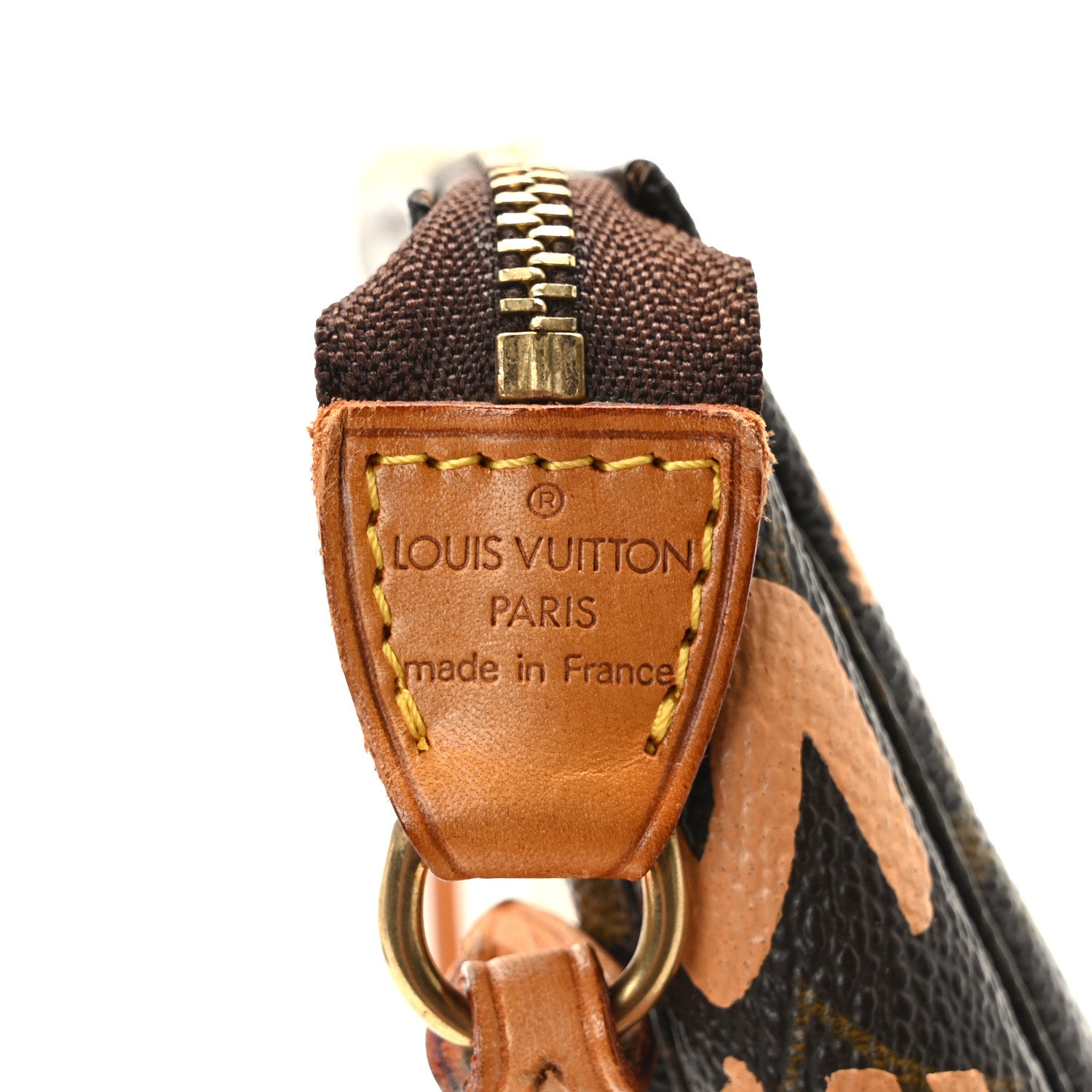 Louis Vuitton Monogram Graffiti Pochette Accessories Peach 6 of 9