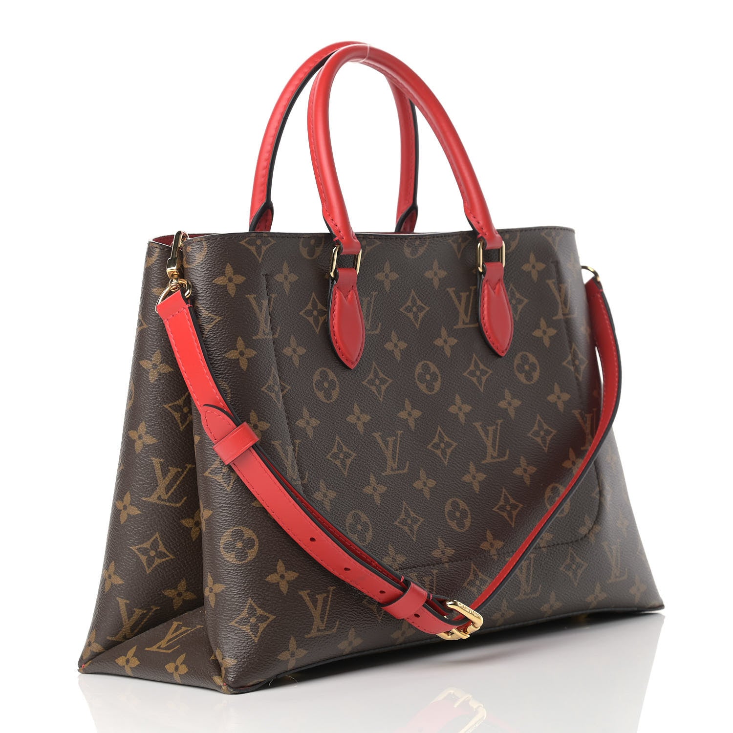 Louis Vuitton Monogram Flower Tote Coquelicot 3 of 12