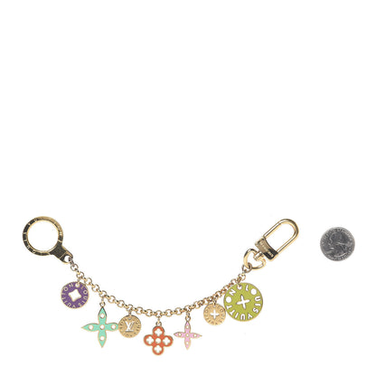 Louis Vuitton Enamel Looping Key Chain Bag Charm Multicolor 2 of 3