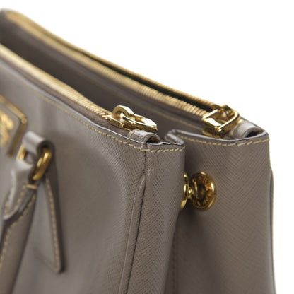 Prada Saffiano Small Galleria Double Zip Tote Argilla 18 of 22
