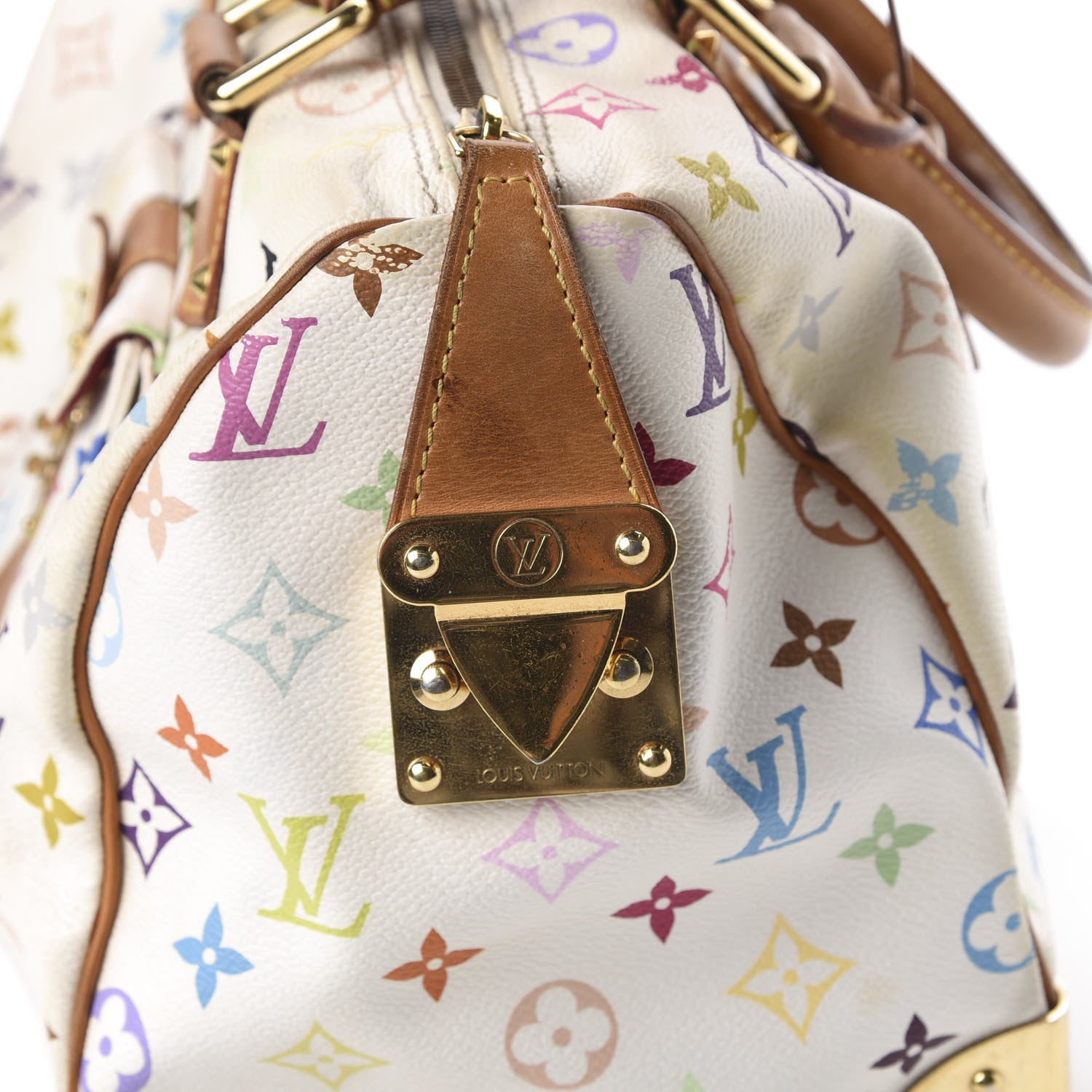 Louis Vuitton Monogram Multicolor Speedy 30 White 8 of 9