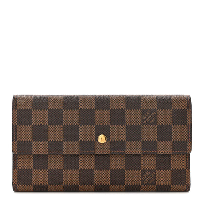 Louis Vuitton Damier Ebene Porte Tresor International Wallet 1 of 13