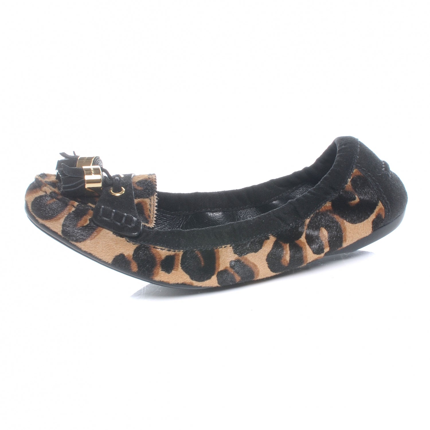 Louis Vuitton Leopard Pony Hair Ballerina Flats 37 1 of 8