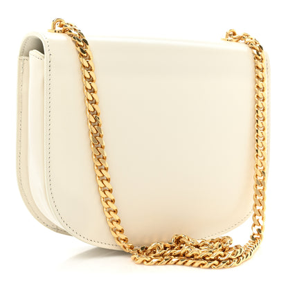 Celine Shiny Calfskin Teen Besace Chain Triomphe White 3 of 12