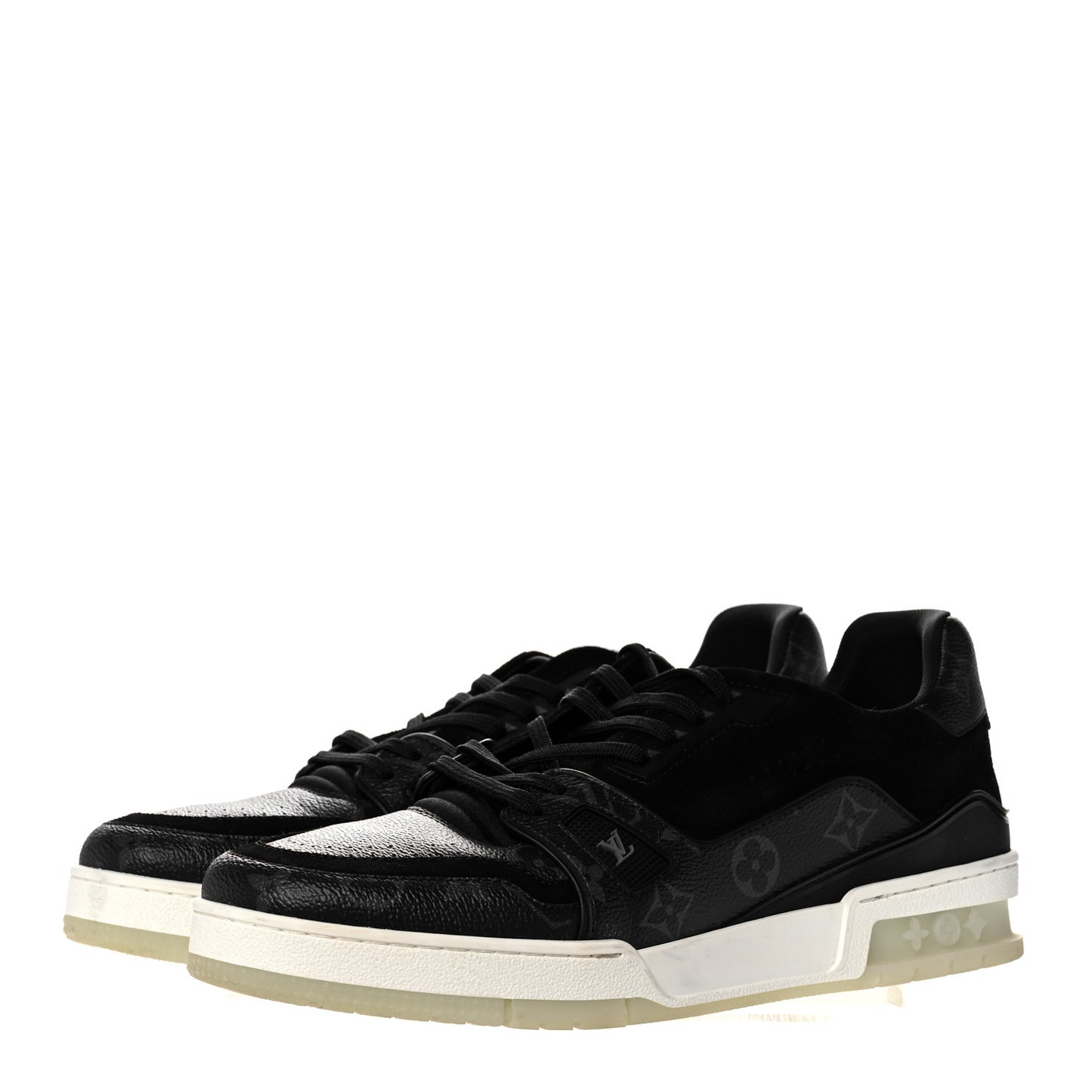 Monogram Eclipse LV Trainer Sneaker 8.5 Black