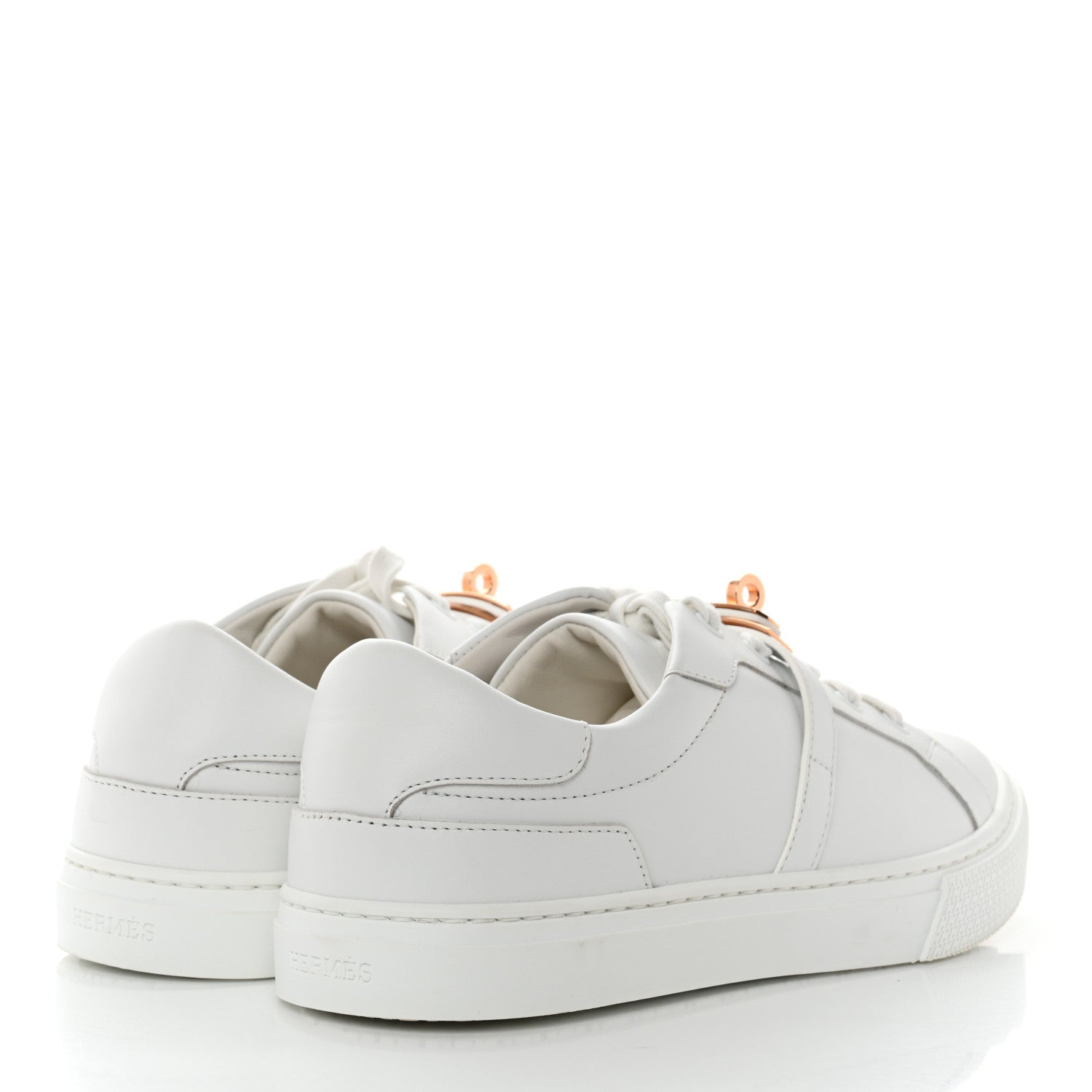 Hermes Calfskin Day Sneakers 39.5 White 4 of 8