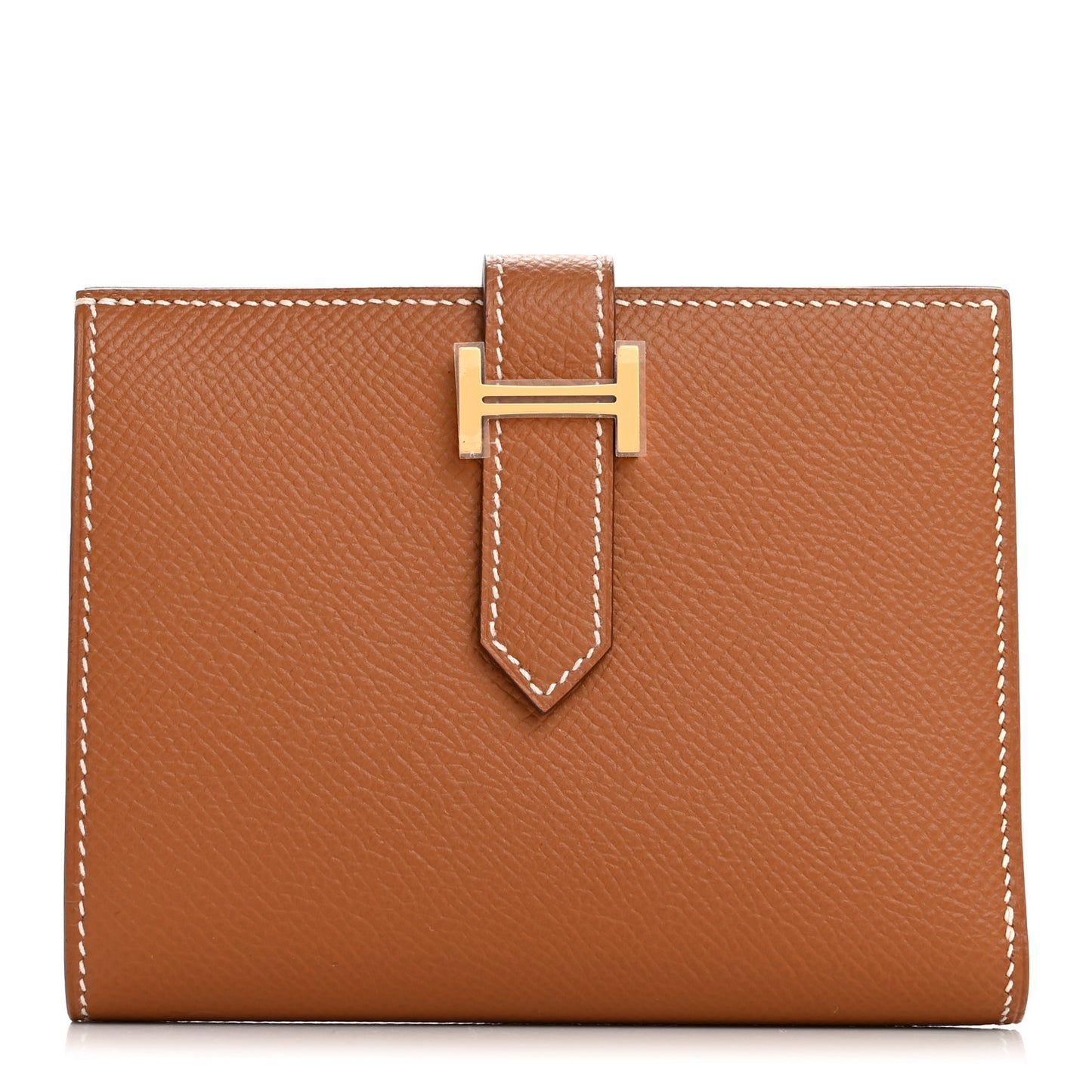 Epsom Bearn Compact Wallet Gold