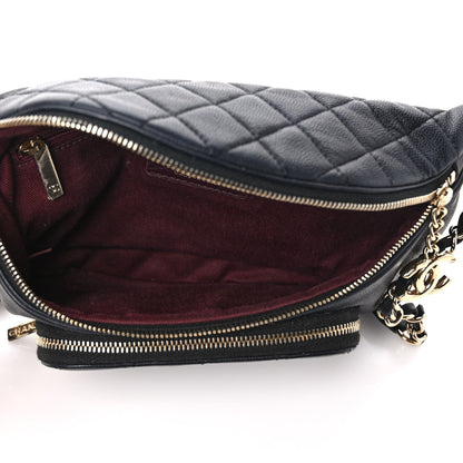 Chanel Caviar Quilted Business Affinity Waist Belt Bag Black 5 of 9