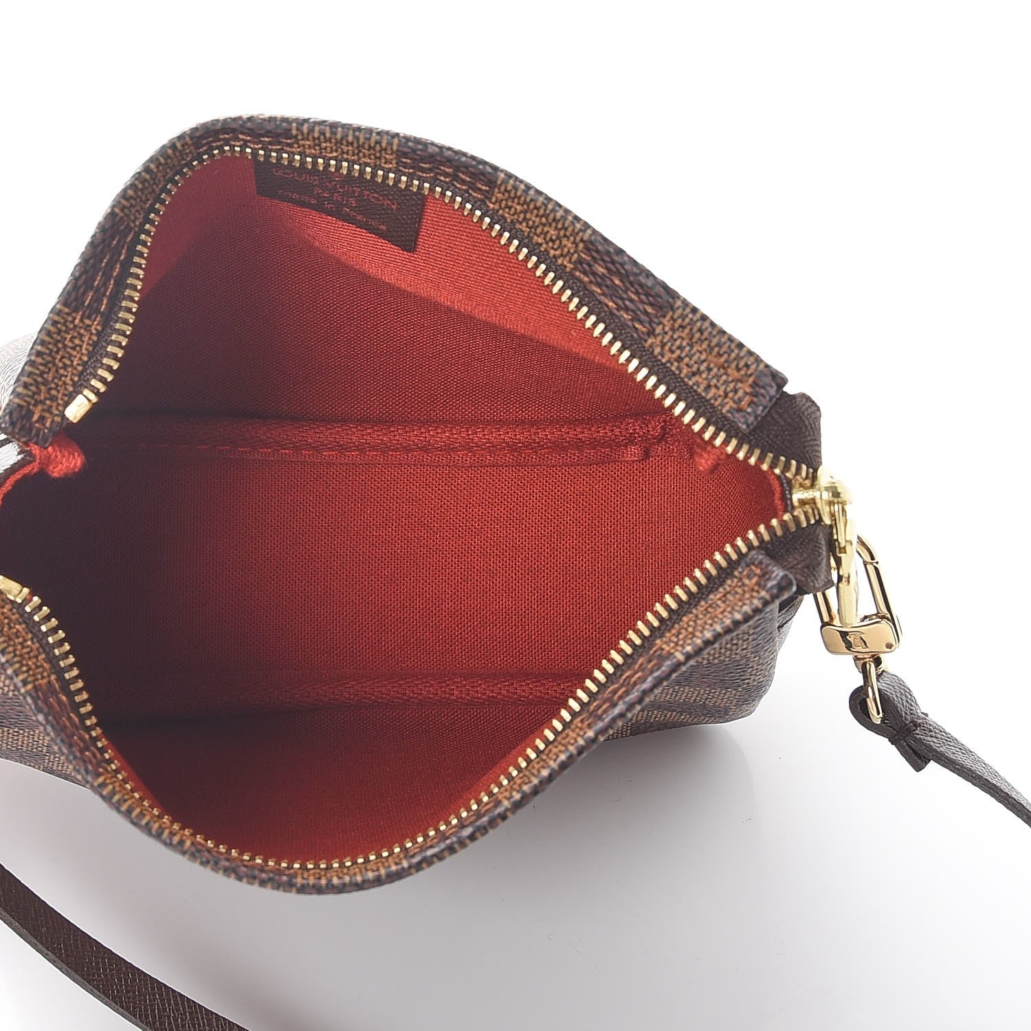 Louis Vuitton Damier Ebene Trousse Make Up Bag Pochette 6 of 10