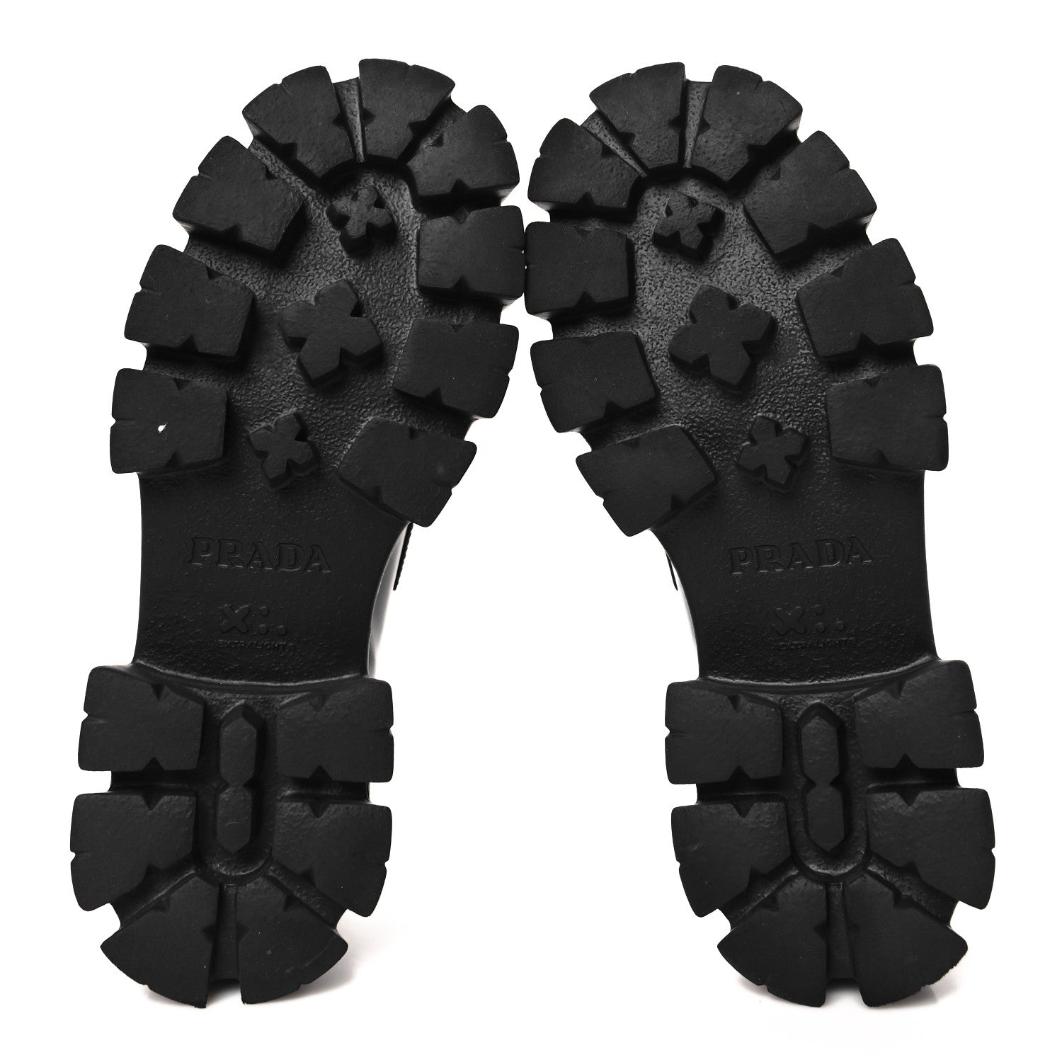 Prada Spazzolato Triangle Logo Monolith Pointy 55mm Loafers 38.5 Black 6 of 9