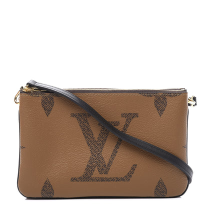 Louis Vuitton Reverse Monogram Giant Double Zip Pochette 1 of 11