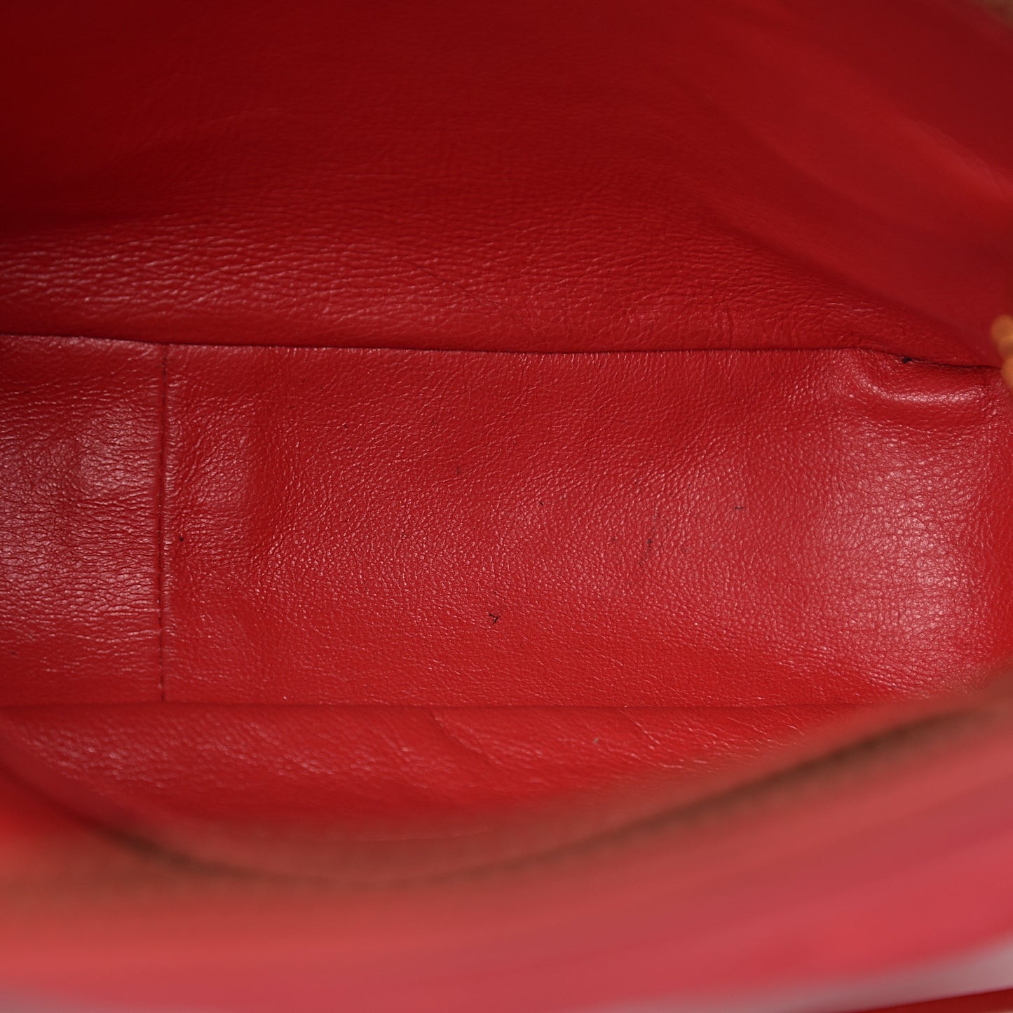 Satin Quilted CC Tassel Camera Case Red