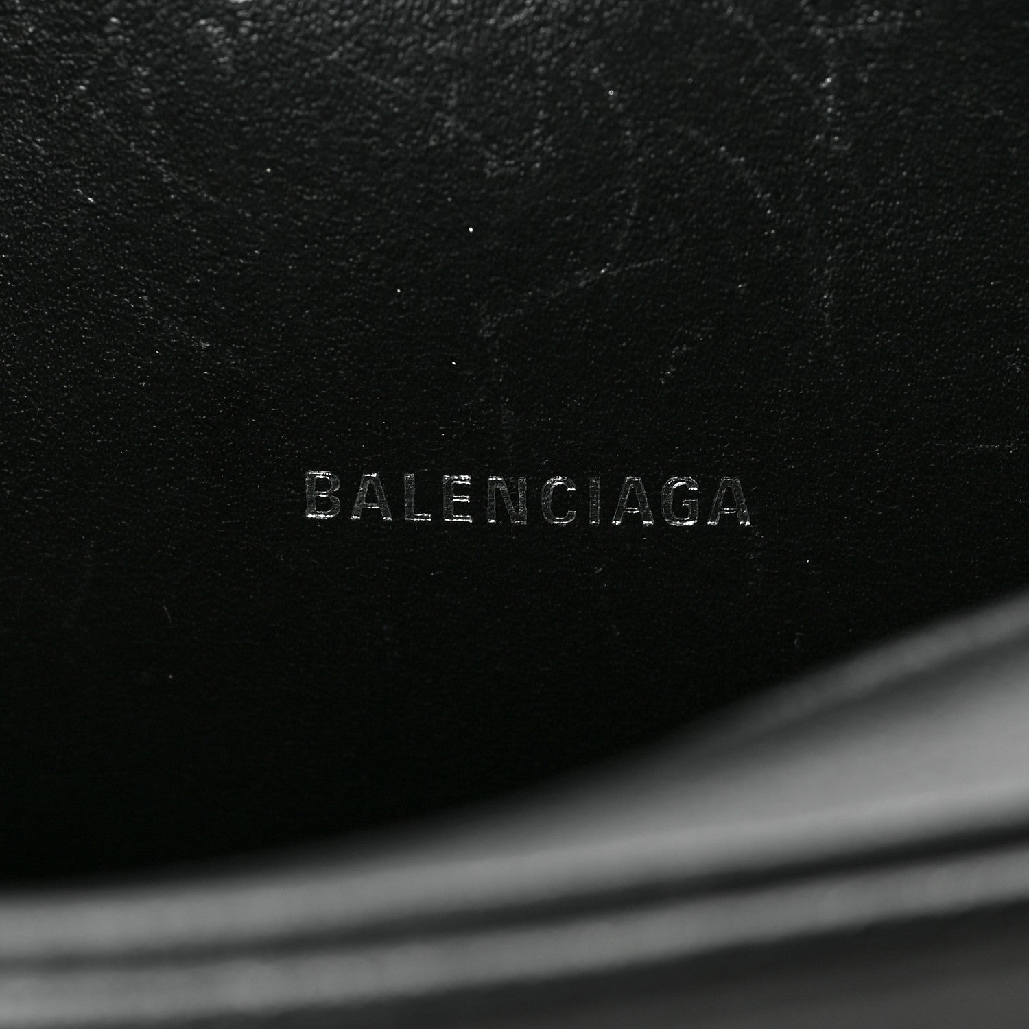 Balenciaga Calfskin Logo XS Everyday Camera Bag with Handle Black 6 of 9