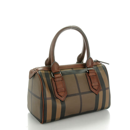 Burberry Smoked Check Small Chester Bowling Bag Brown 3 of 8