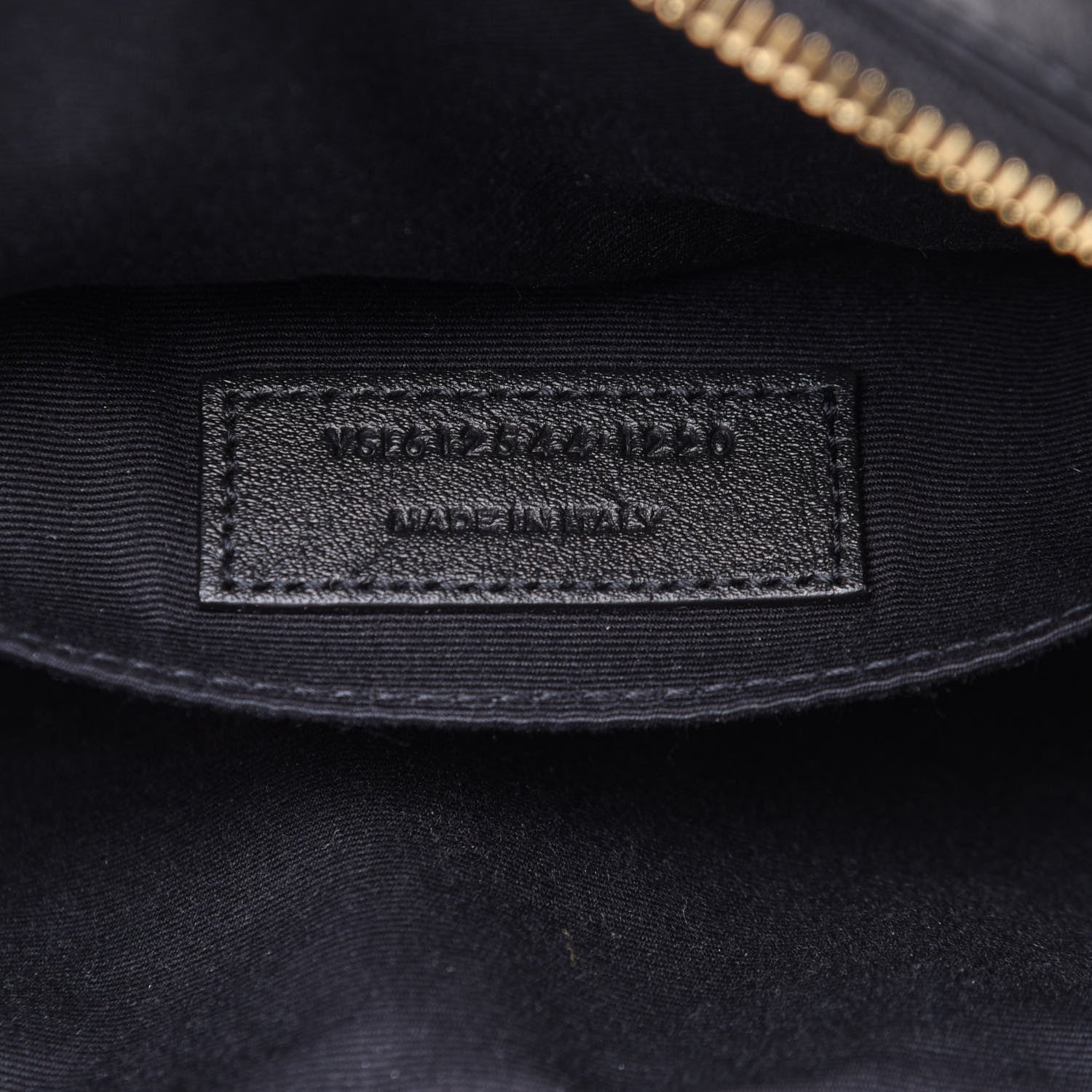 Saint Laurent Calfskin Matelasse Monogram Lou Camera Bag Black 7 of 10