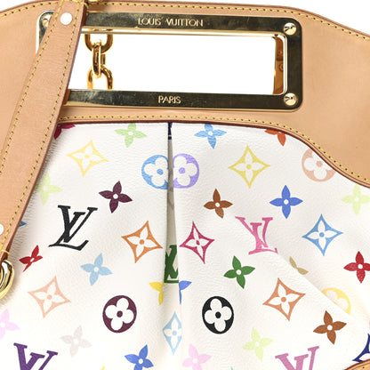 Louis Vuitton Monogram Multicolor Judy MM White 7 of 9